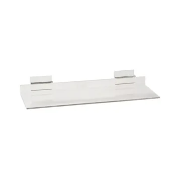 300x100mm Slatwall Acrylic Shelf