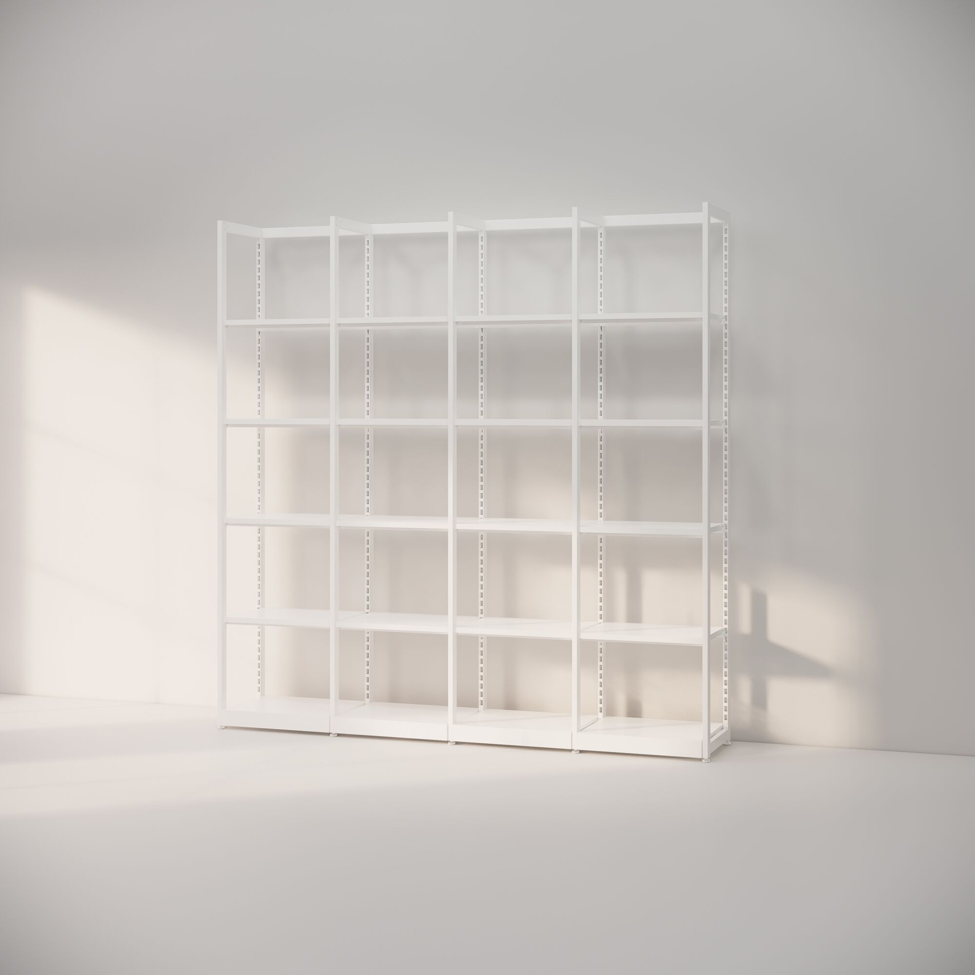Retail Shelving - UniSlot™ Cube Kit B - Adjustable Shelving Display - 2460mm H - Image 2