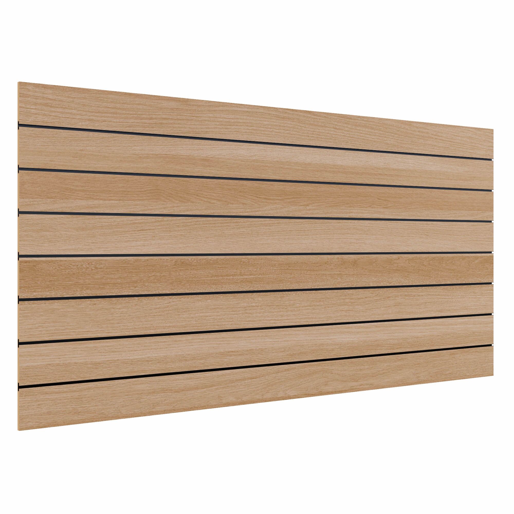 Slatwall Timber Panel - 150mm Centres - 2400mm W x 1200mm H